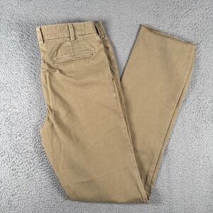 Bills Khakis M3 Pants Mens 36xUnhemmed Straight Fit Beige Preppy Made in USA